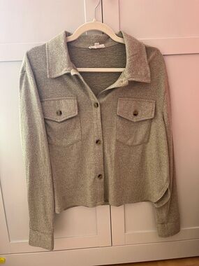 Sage Green Button-Up